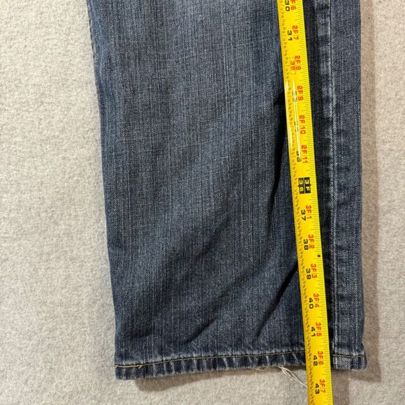 Levis Jeans Mens 36x34 Blue 569 Loose Straight American Medium Wash Denim - Picture 9 of 15